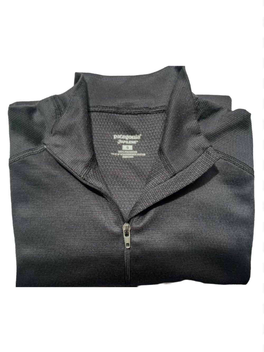 Vintage Patagonia Capilene 1/4 Zip Pullover Base Layer | Women's Small | Black